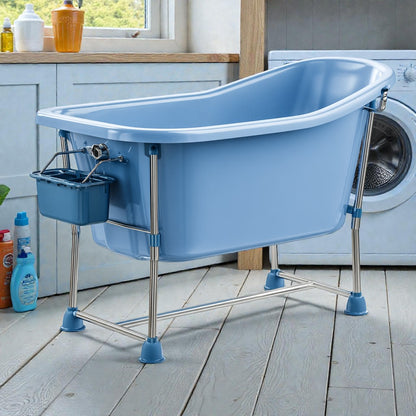 Elevated Dog Bathing Station with Stand